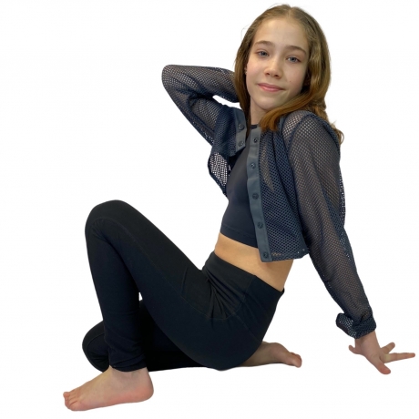 Bluza Crop Capezio Grey